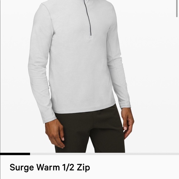 Lululemon Surge Warm 1/2 Zip - Picture 4 of 6